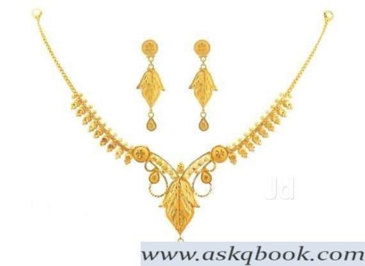 Gold necklace clearance anjali jewellers