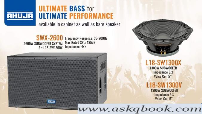 ahuja swx 2600 watt subwoofer price